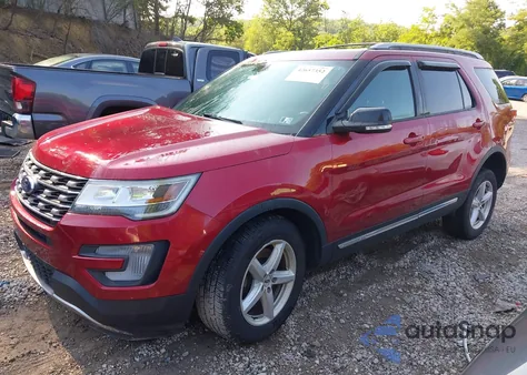 2017 Ford Explorer Xlt z USA, uszkodzony, nr VIN 1FM5K8D81HGD97277